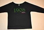 AKA 1908 Loose Neck Sweatshirt Fashion