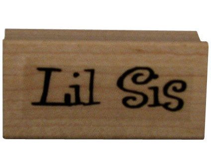 Lil Sis Rubber Stamp on Sale