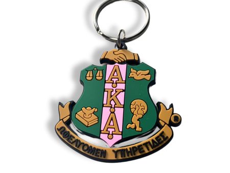 AKA Shield Keychain For Discount