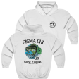 Sigma Chi Graphic Hoodie | Gone Fishing Sale