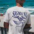 Sigma Nu Comfort Colors Freedom White Short Sleeve Tee Sale