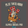 Alpha Sigma Phi Graphic T-Shirt | Play Your Odds For Discount