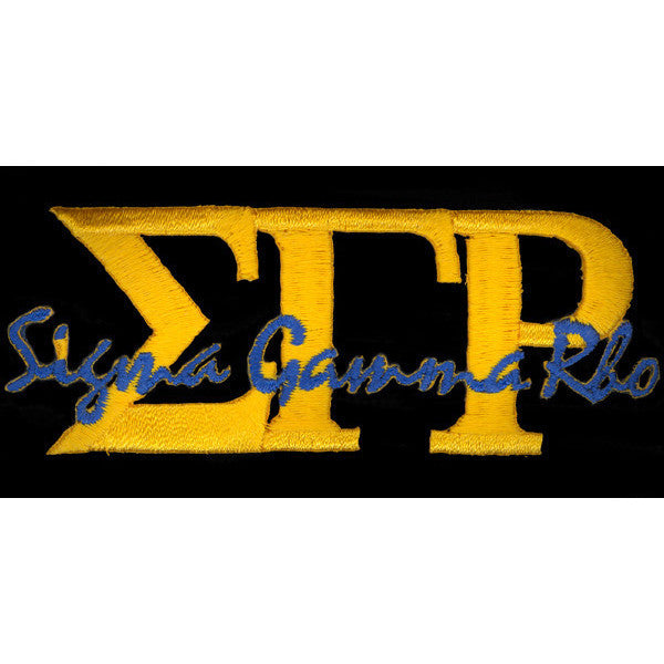 Sigma Gamma Rho Signature Patch Online Sale