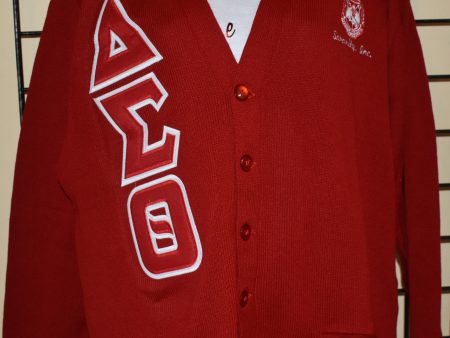 DST Cardigan Red (Twill Letters) Online