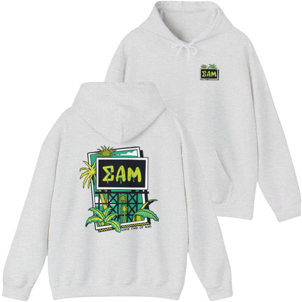 Sigma Alpha Mu Graphic Hoodie | Tropical Billboard Supply