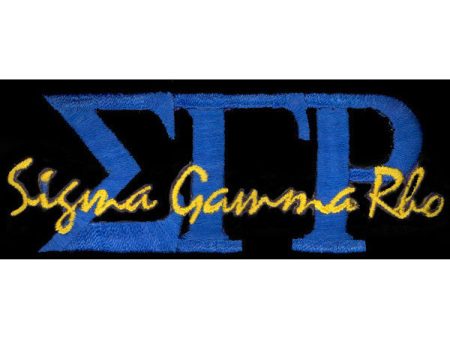 Sigma Gamma Rho Signature Patch 2 Discount