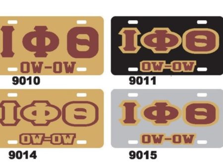 Iota Phi Theta OW-OW License Plate Discount