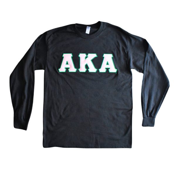 AKA L SLV T-shirt 3D letters For Discount