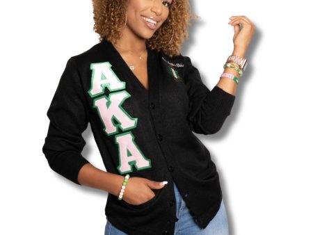 AKA Cardigan (Twill Letters) Cheap