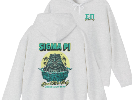 Sigma Pi Graphic Hoodie | Good Vibes Only Cheap