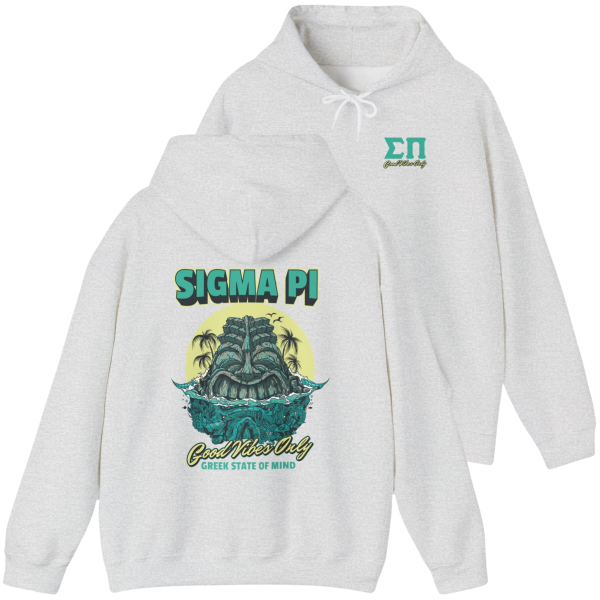 Sigma Pi Graphic Hoodie | Good Vibes Only Cheap