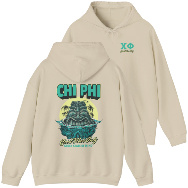 Chi Phi Graphic Hoodie | Good Vibes Only Online Sale