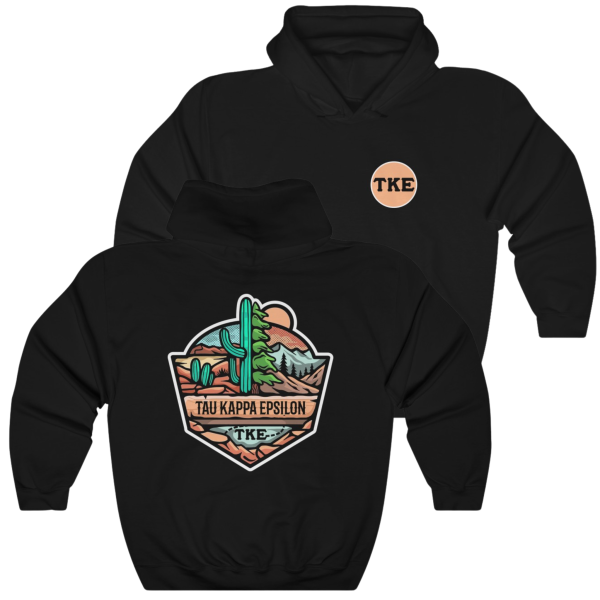 Tau Kappa Epsilon Graphic Hoodie | Desert Mountains Fashion