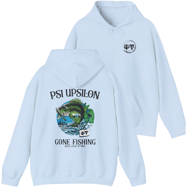 Psi Upsilon Graphic Hoodie | Gone Fishing Online Sale