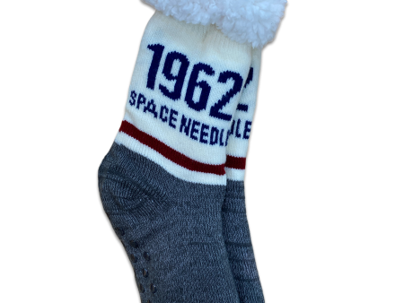 1962 Fluffy Grip Socks Hot on Sale