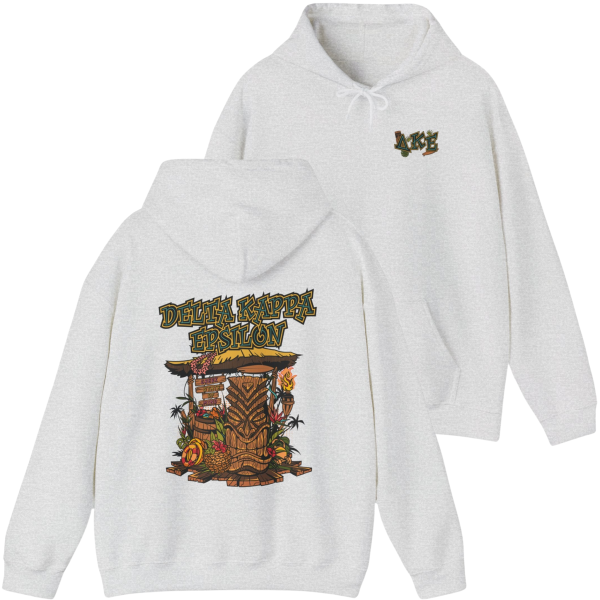 Delta Kappa Epsilon Graphic Hoodie | Tiki Time Discount