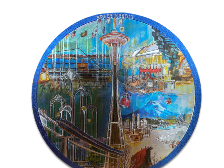 Large Retro World s Fair Magnet Online Hot Sale