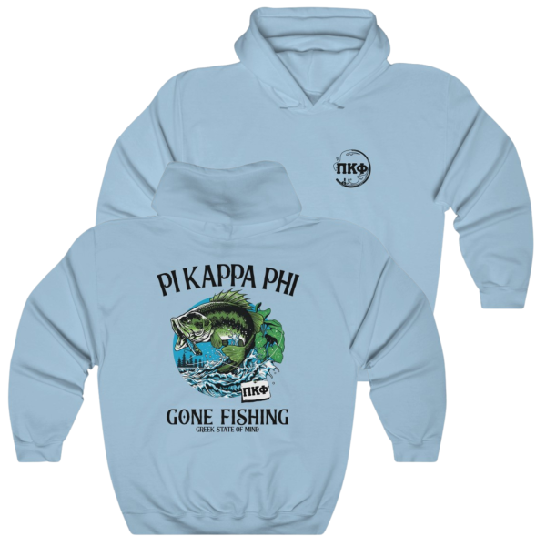 Pi Kappa Phi Graphic Hoodie | Gone Fishing Sale