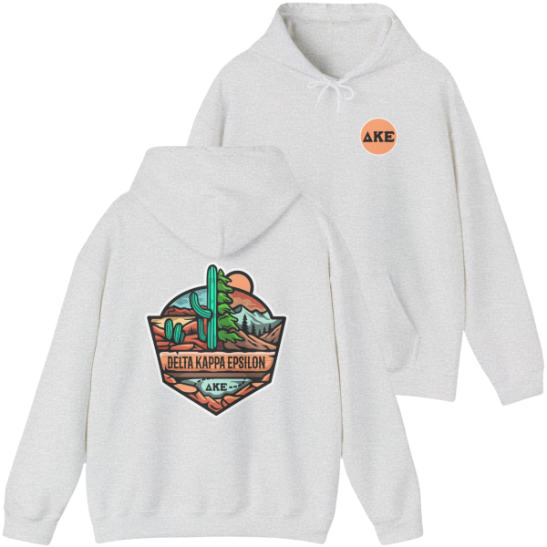 Delta Kappa Epsilon Graphic Hoodie | Desert Mountains Supply