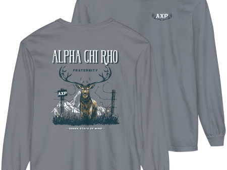 Alpha Chi Rho Graphic Long Sleeve | Big Buck Cheap