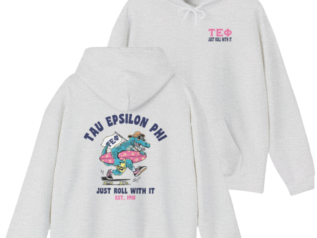 Tau Epsilon Phi Graphic Hoodie | Alligator Skater Hot on Sale