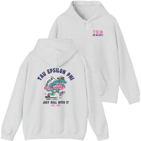 Tau Epsilon Phi Graphic Hoodie | Alligator Skater Hot on Sale