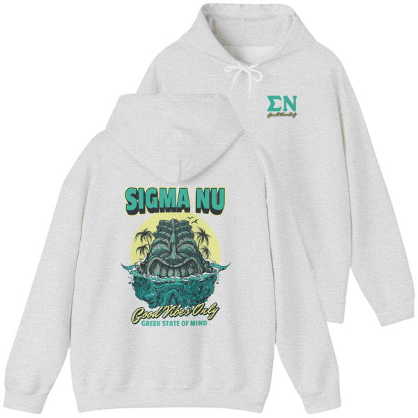 Sigma Nu Graphic Hoodie | Good Vibes Only Online Sale