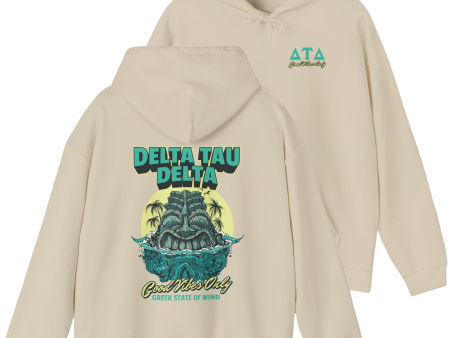 Delta Tau Delta Graphic Hoodie | Good Vibes Only For Sale