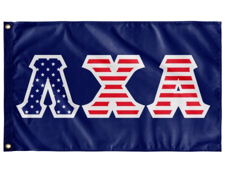 Lambda Chi Alpha American Letter Flag For Cheap