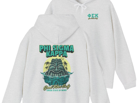 Phi Sigma Kappa Graphic Hoodie | Good Vibes Only on Sale