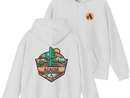 Acacia Graphic Hoodie | Desert Mountains For Sale