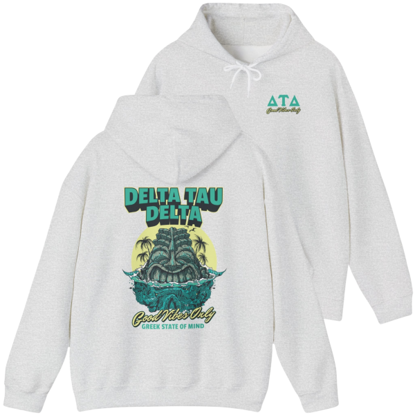 Delta Tau Delta Graphic Hoodie | Good Vibes Only For Sale