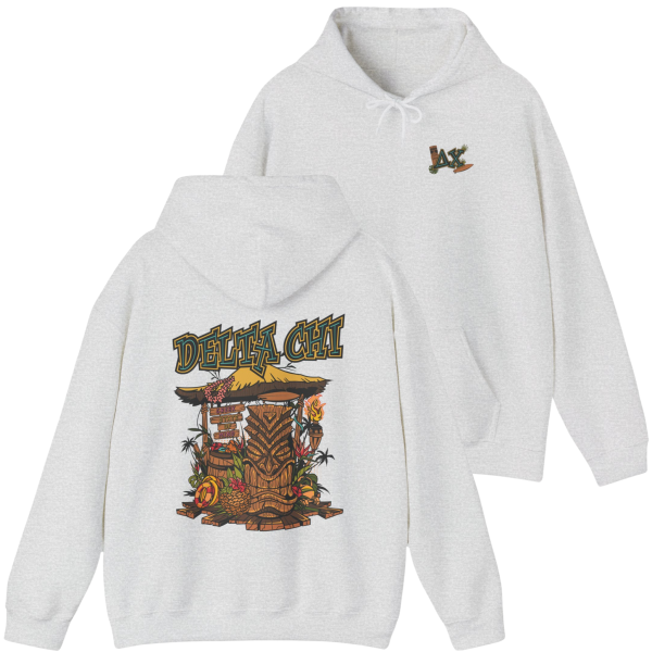 Delta Chi Graphic Hoodie | Tiki Time Online Hot Sale