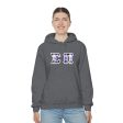 Sigma Pi Printed Letter Hoodie | Purple Plaid Hot on Sale