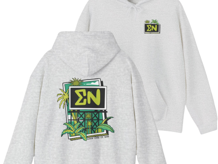 Sigma Nu Graphic Hoodie | Tropical Billboard For Discount