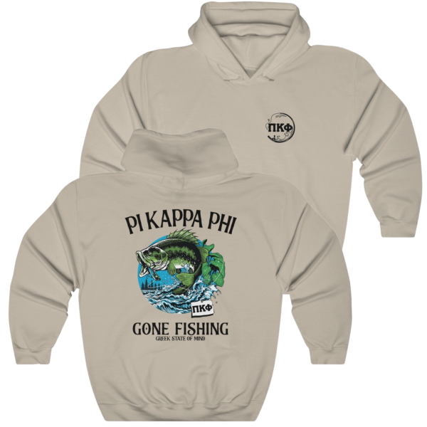 Pi Kappa Phi Graphic Hoodie | Gone Fishing Sale