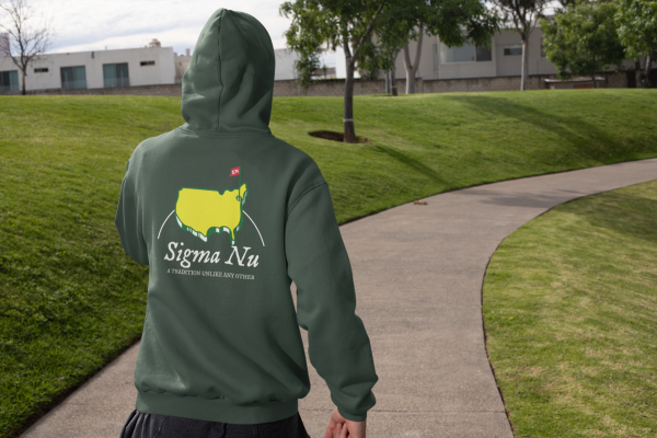 Sigma Nu Graphic Hoodie | The Masters For Sale