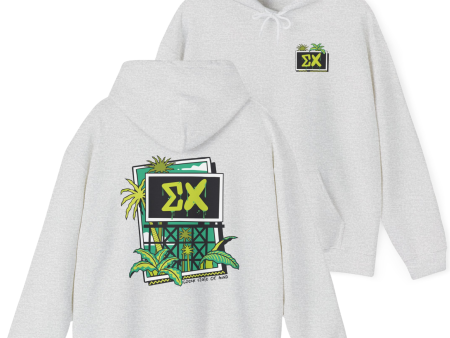 Sigma Chi Graphic Hoodie | Tropical Billboard Online Sale