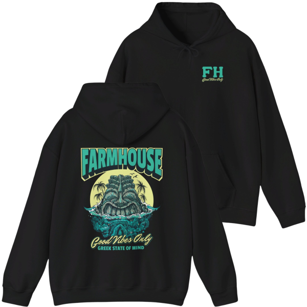 FarmHouse Graphic Hoodie | Good Vibes Only For Cheap