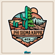 Phi Sigma Kappa Graphic Hoodie | Desert Mountains Sale