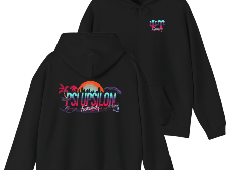 Psi Upsilon Graphic Hoodie | Jump Street Discount