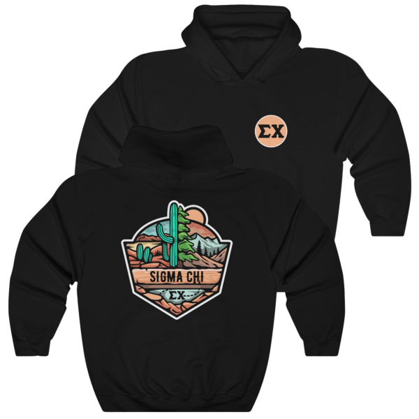 Sigma Chi Graphic Hoodie | Desert Mountains Online