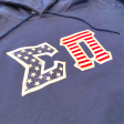 Sigma Pi Stitched Letter Hoodie | American Flag Pattern Fashion