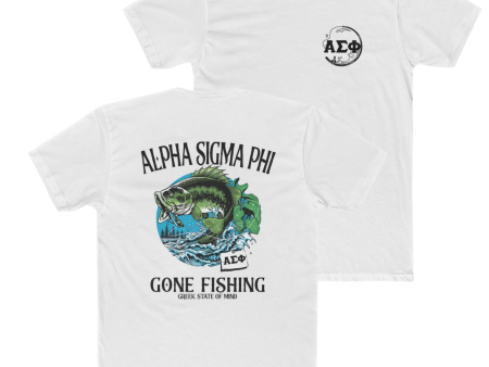 Alpha Sigma Phi Graphic T-Shirt | Gone Fishing Online Sale