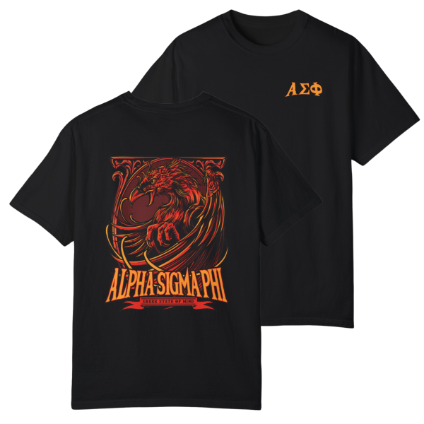 Alpha Sigma Phi Graphic T-Shirt | Rising Phoenix Hot on Sale