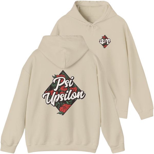 Psi Upsilon Graphic Hoodie | Aloha For Cheap