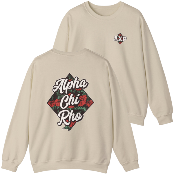 Alpha Chi Rho Graphic Crewneck Sweatshirt | Aloha Online Sale