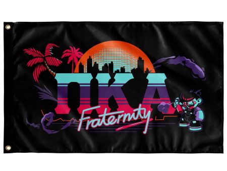 Pi Kappa Alpha Flag | Jump Street | 3  x 5  PIKE Flag for Dorms, Fraternity Houses, and On Campus Events For Cheap