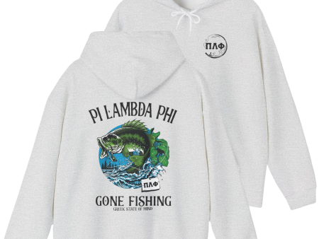 Pi Lambda Phi Graphic Hoodie | Gone Fishing Discount