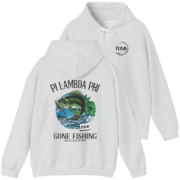 Pi Lambda Phi Graphic Hoodie | Gone Fishing Discount